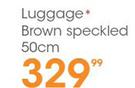 Luggage Brown Speckled 50cm