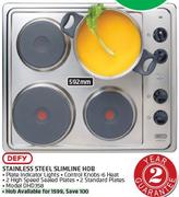 Defy Stainless Steel Slimline Hob DHD358-592mm