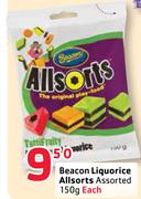 Beacon Liquorice Allsorts Assorted-150G