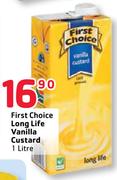 First Choice Long Life Vanilla Custard-1L