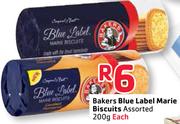 Bakers Blue Label Marie Biscuits Assorted-200G Each