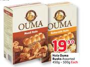 Nola Ouma Rusks Assorted 450g-500g Each