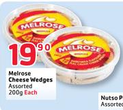 Melrose Cheese Wedges Assorted-200g Each