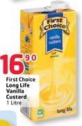 1First Choice Long Life Vanilla Custard-1Ltr