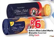 Bakers Blue Label Marie Biscuits Assorted-200g Each