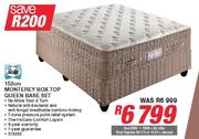 Sealy 152cm Monterey Box Top Queen Base Set  