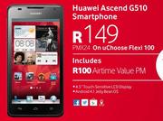 Huawei Ascend G510 Smartphone-On uChoose Flexi 100