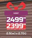 Garage Door Roll Up Brown Wood Grain(Taxi Or Caravan)-2.5(w) x 2.7(h)