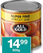 All Gold Super Fine Apricot Jam-900g