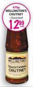 Wellington's Chutney Assorted-470g Each
