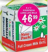 Everfresh Long Life milk-6x1ltr Per Pack