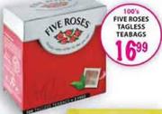 Five Roses Tagless Teabags-100's