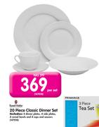 Russell Hobbs 20 Piece Classic Dinner Set-Per Set
