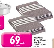  Aranda Boxer Value Blanket-150cm x 200cm Each