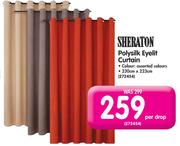 Sheraton Polysilk Eyelit Curtain-Per Drop