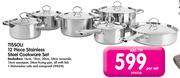Tissoli 12 Piece Stainless Steel Cookware Set-Per Set