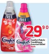 Comfort Fabric Conditioner Assorted-880ml Each