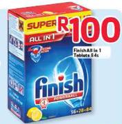 Finish All In 1 Tablets-84's