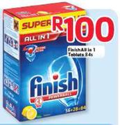 Finish All In 1 Tablets - 84's