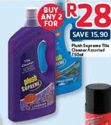 Plush Supreme Tile Cleaner Assorted-2x750ml