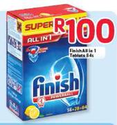 Finish All In 1 Tablets-84's Pack