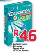 Gaviscon Advanced Peppermint-12x10ml Sachets