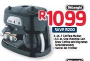 Delonghi 3-In-1 Coffee Maker