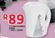 Counter Point 1.7Ltr Cordless Kettle 1850-2200W