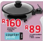Counter Point 26cm Electric Frying Pan-1500W