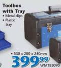 Toolbox With Tray 530x280x240mm WMTB3090