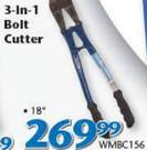 3-In-1 Bolt Cutter 18" WMBC156
