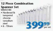 12 Piece Combination Spanner Set WMSS185-Per Set