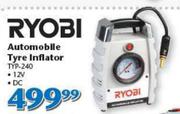 Ryobi 12V DC Automobile Tyre Inflator TYP-240