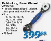 Ratcheting Bone Wrench WMRW228