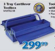 3 Tray Cantilever Toolbox WMTB238