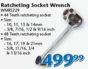 Ratcheting Socket Wrench WMRS229
