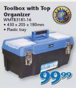 Toolbox With Top Organizer WMTB3181-16