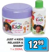Just 4 Kids Relaxer & Shamp-1x200ml