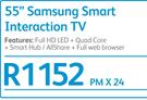 Smasung 55" FHD Smart Interaction TV