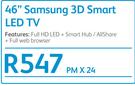Samsung 46" FHD 3D Smart LED TV