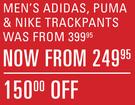Mens Adidas, Puma & Nike Trackpants