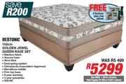 Restonic 152cm Golden Jewel Queen Base Set
