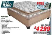 Restonic 152cm Royal Jewel Queen Base Set