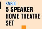 Dixon 5 Speaker Home Theatre Set KM300