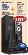 Jebson 5 Speaker Home Theatre Set+ Digital Amplifier HT1