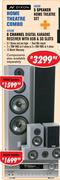 Dixon 5 Speaker Home Theatre Set KM300+6 Channel Digital Karaoke Receiver With USB & SD Slots AV3388
