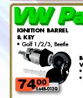 VW Ignition Barrel & Key Golf 1/2/3 Beetle
