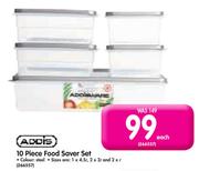 Addis 10 Piece Food Saver Set