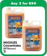 Magalies Cocerntrated (All Flavours)- 2 x 2L
