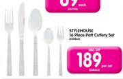 Stylehouse 16-Piece Patt Cutlery Set
